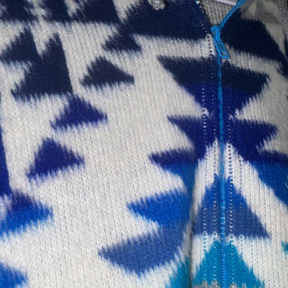 Patterned Wool Zip-up Jacket - Picture 3 of 8